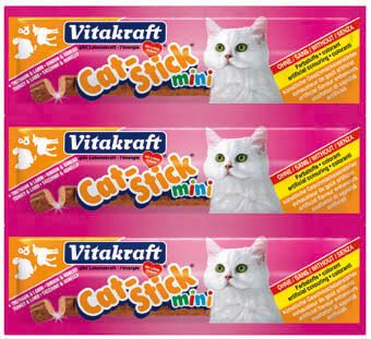 Vitakraft Catstick Sticks mini Canard et Lapin - Friandise pour chat